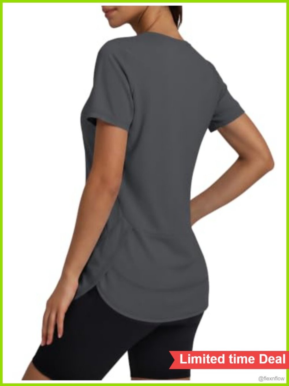LOMON Workout Tops Short Sleeve UPF50+ Quick Dry Athletic Gym Shirt